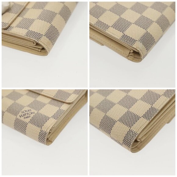 LOUIS VUITTON Damier Azur Portefeuille Alexandra Wallet N63068 LV Auth 130788 - Picture 14 of 16